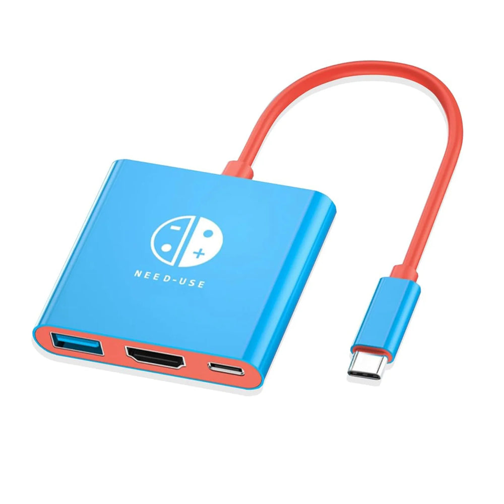 3 in 1 Switch Docking Station Portable TV Adapter 4K/60HZ Support for Nintendo Switch Portable Console TV Dock