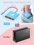 3 in 1 Switch Docking Station Portable TV Adapter 4K/60HZ Support for Nintendo Switch Portable Console TV Dock
