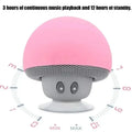 XIKCU Mini Mushroom Bluetooth Speaker Creative Mini Suction Cup Portable Smart Speaker for Phones Cross-border Cartoon Gift